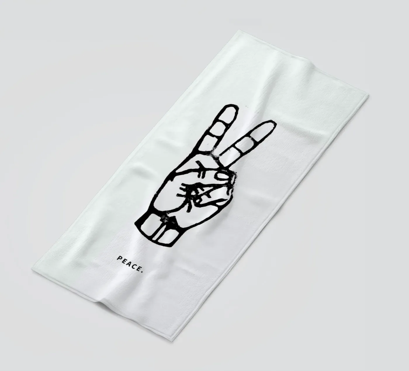Peace beach towel by GIGI ICÔNE
