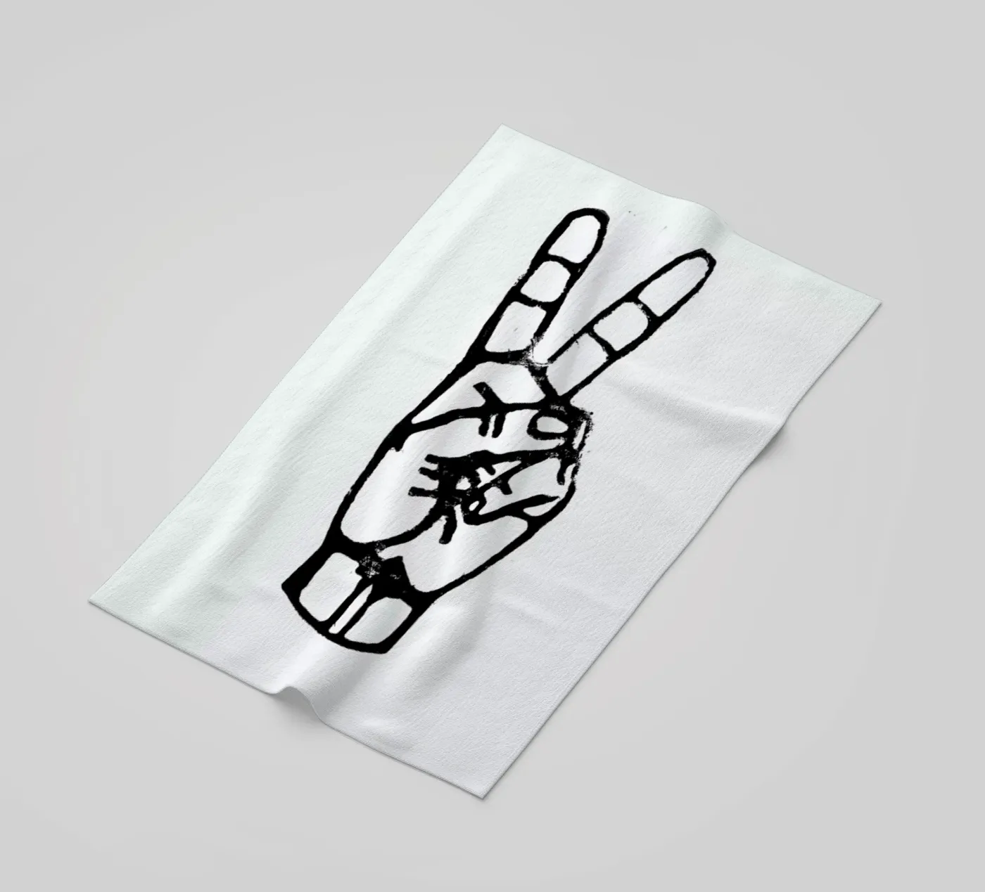 Peace beach towel by GIGI ICÔNE