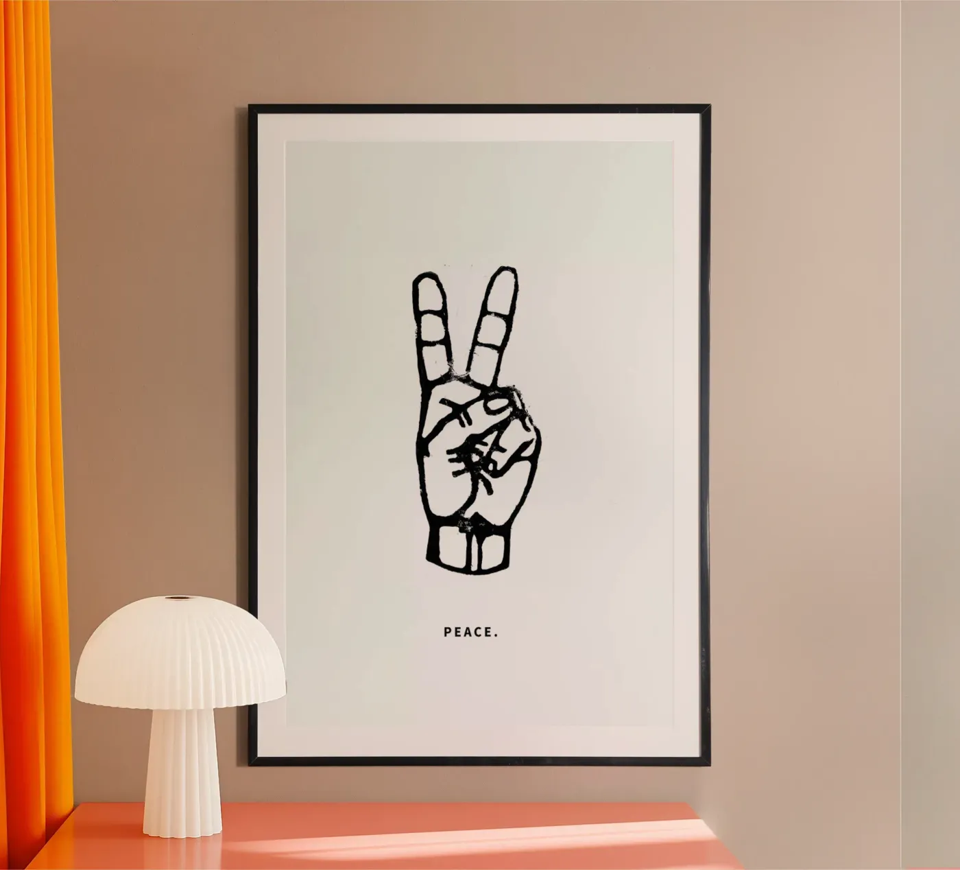 Peace poster van GIGI ICÔNE