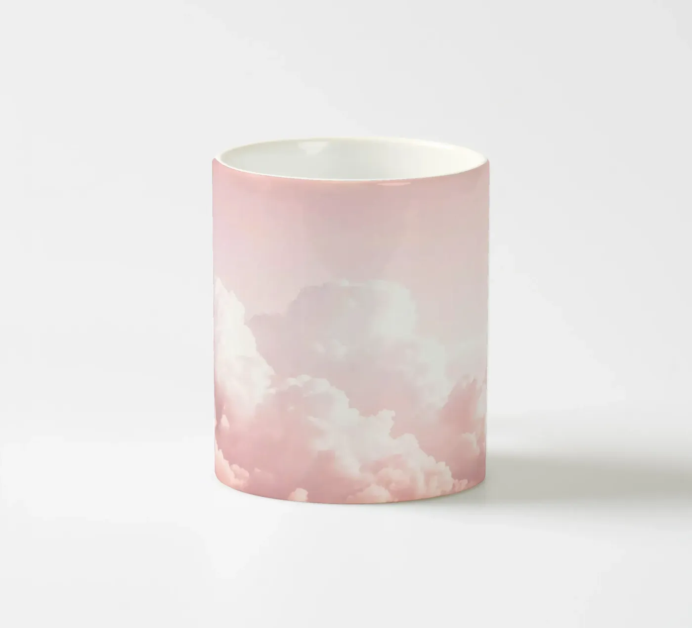 Blush Cloudscape Charm ceramic mug by Modern Muse