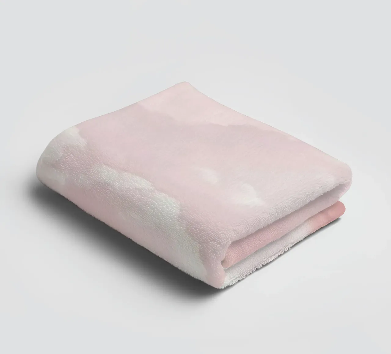 Blush Cloudscape Charm towel by Modern Muse