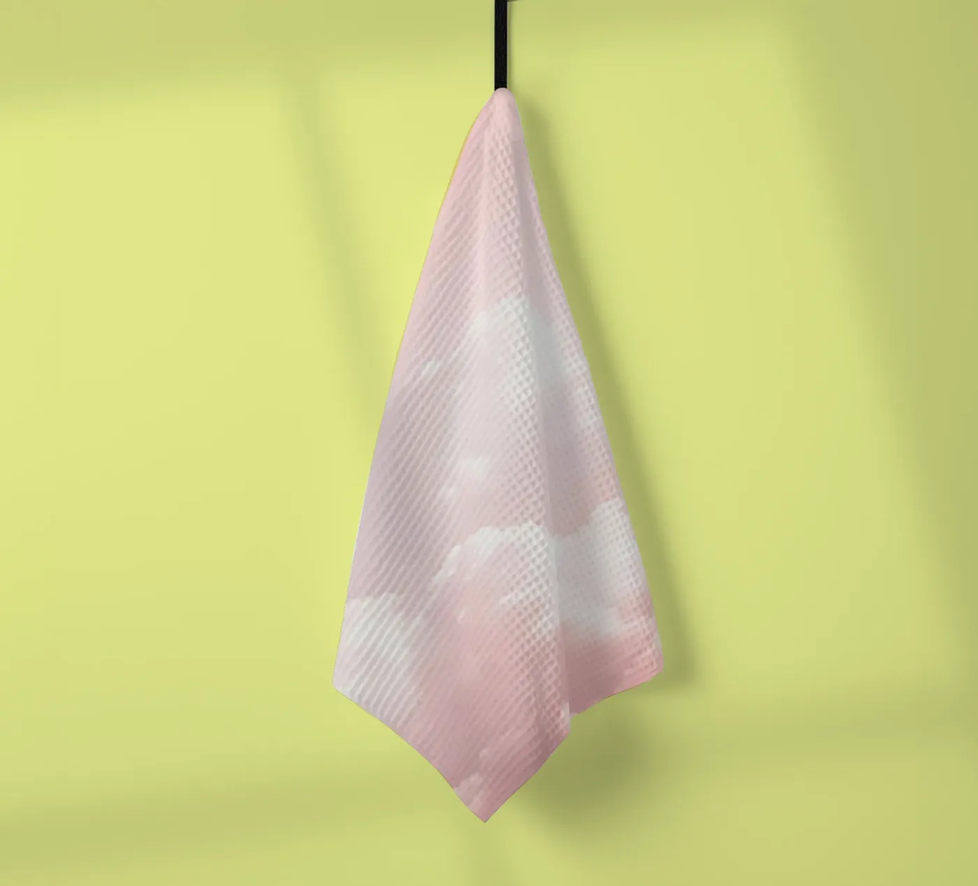 Breloque paysage de nuages Blush torchon de Modern Muse