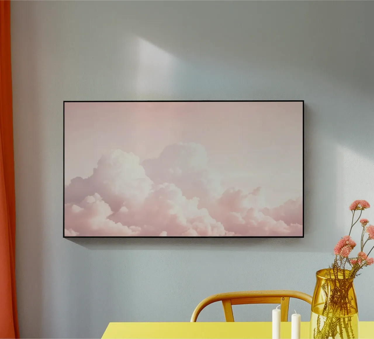 Charm Blush Cloudscape plexiglass da Modern Muse