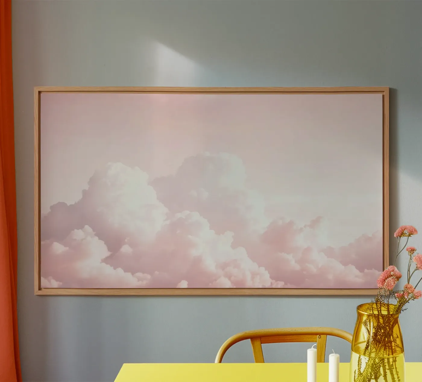 Blush Cloudscape Charm pannello forex da Modern Muse