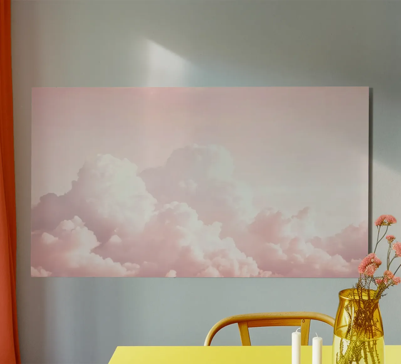 Blush Cloudscape Charm forex plate by Modern Muse