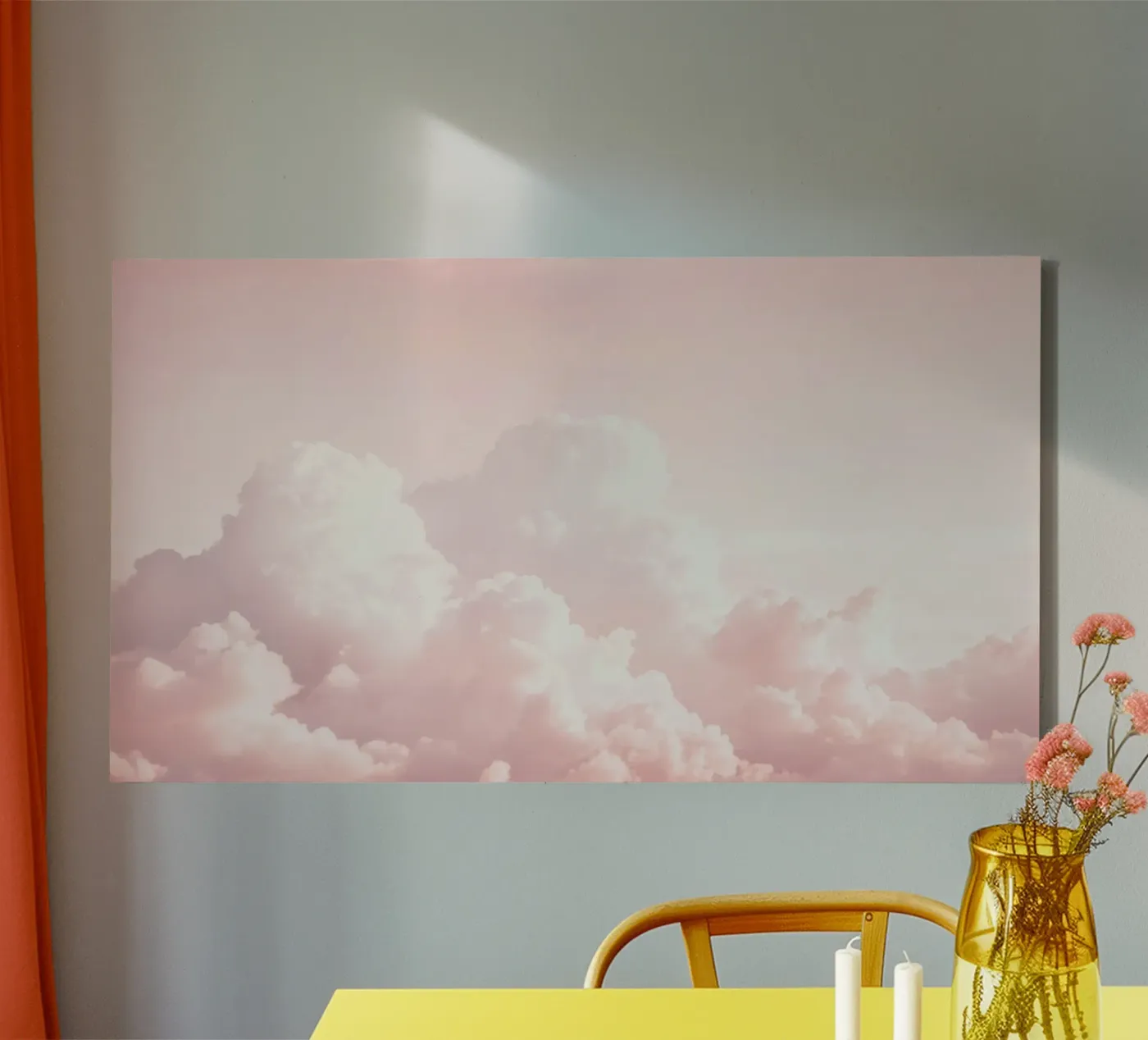 Blush Cloudscape Charm tela da Modern Muse