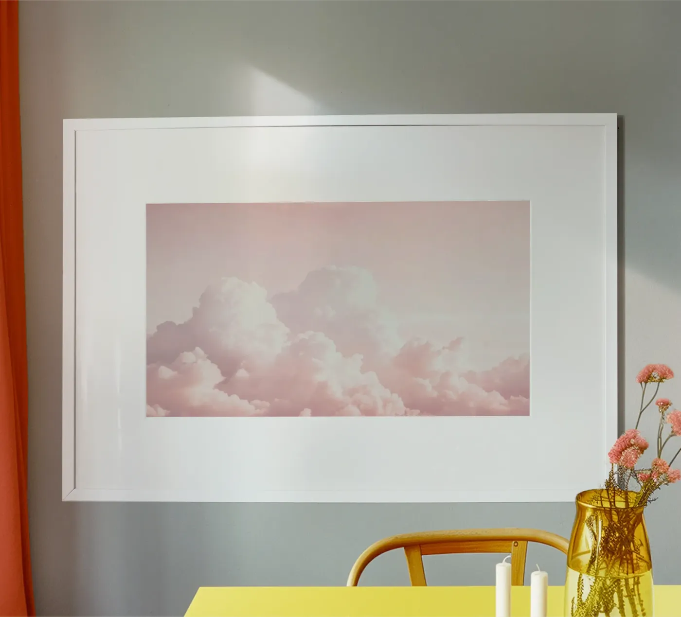 Charm Blush Cloudscape poster da Modern Muse