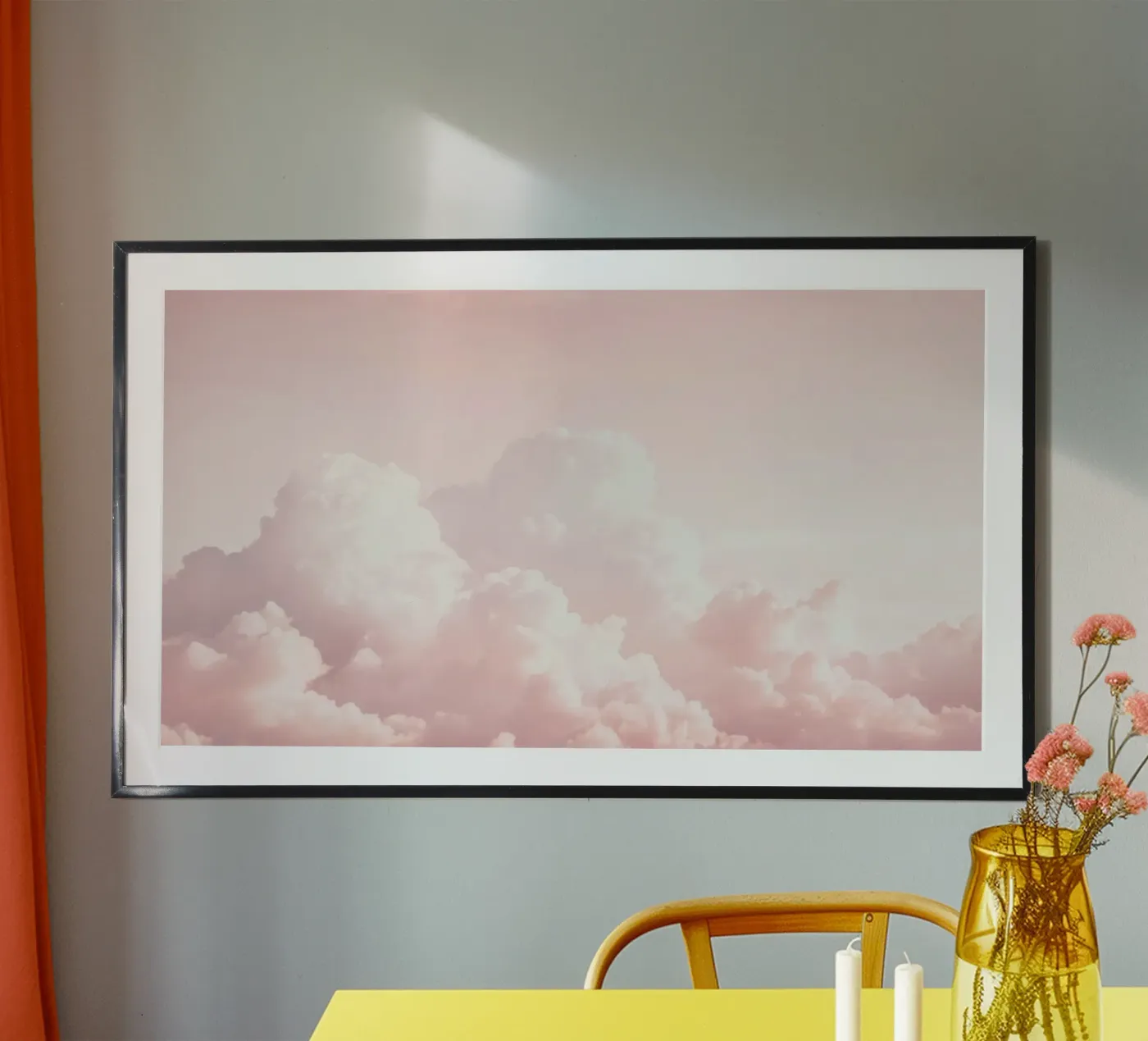 Charm Blush Cloudscape poster da Modern Muse