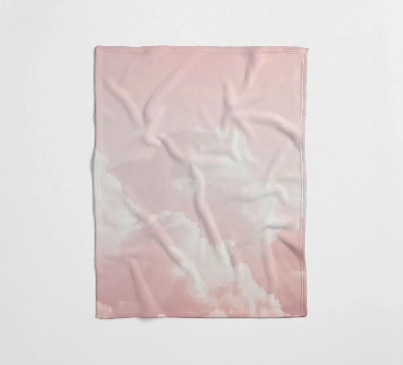 Blush Cloudscape Charme Fleecedecke von Modern Muse