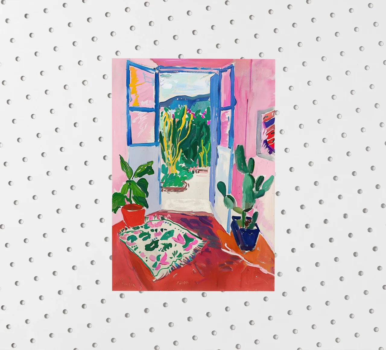 Matisse inspired Open Window sticker by Euphoria Theresa