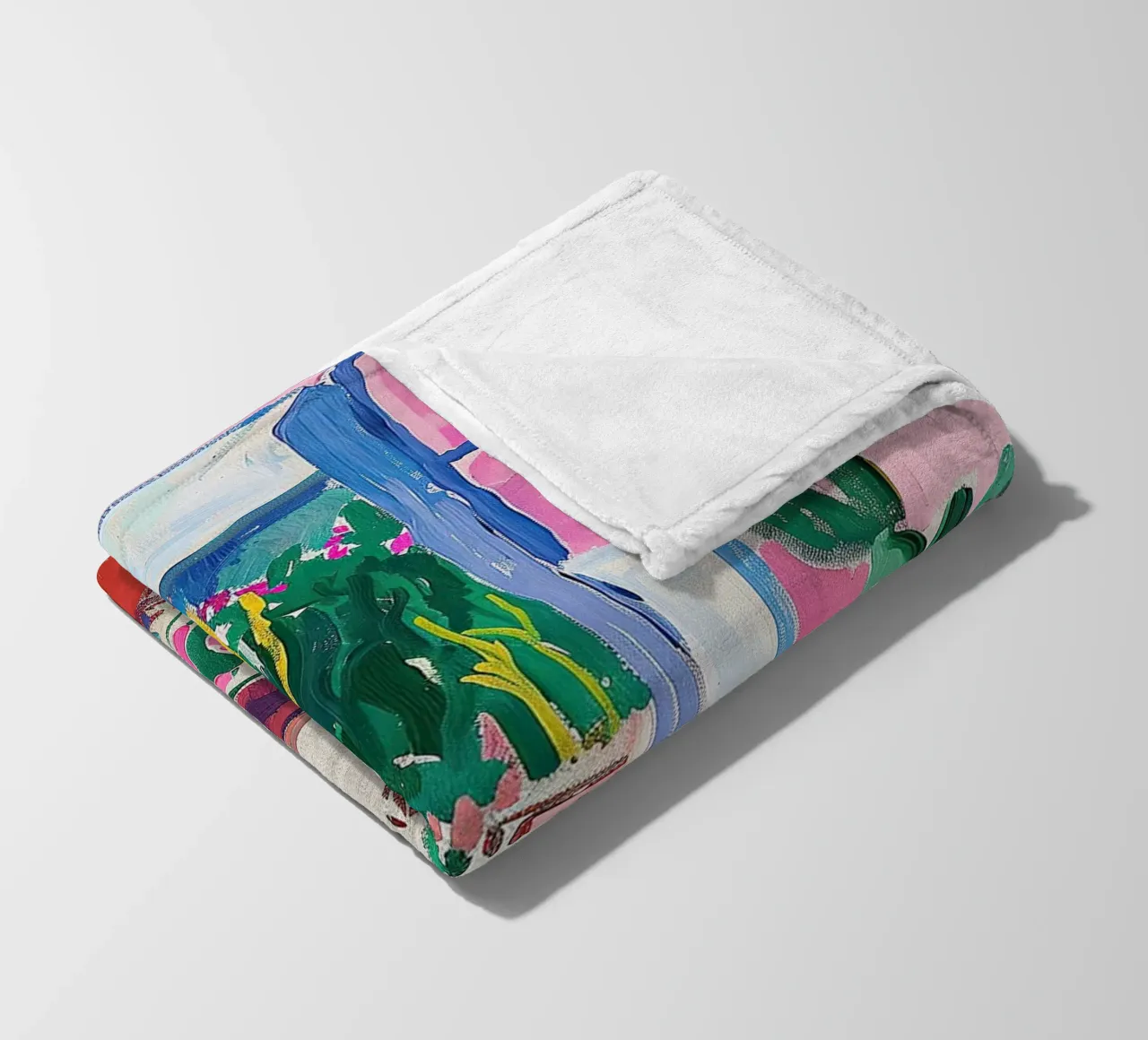 Matisse inspired Open Window fleece blanket by Euphoria Theresa