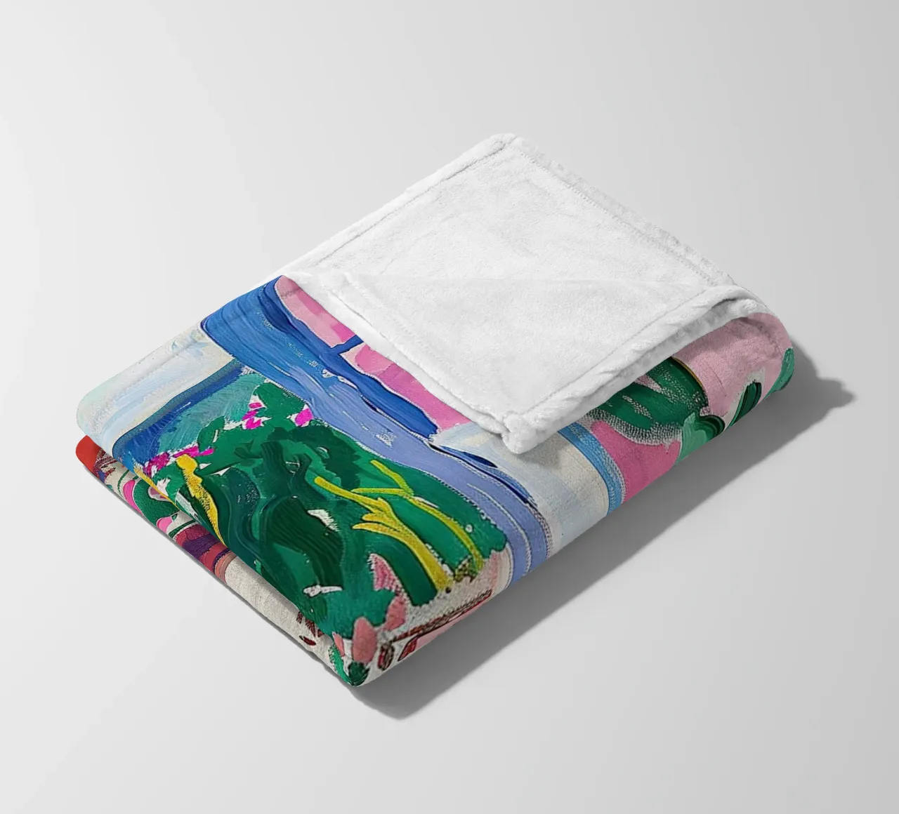 Matisse inspired Open Window fleece blanket by Euphoria Theresa