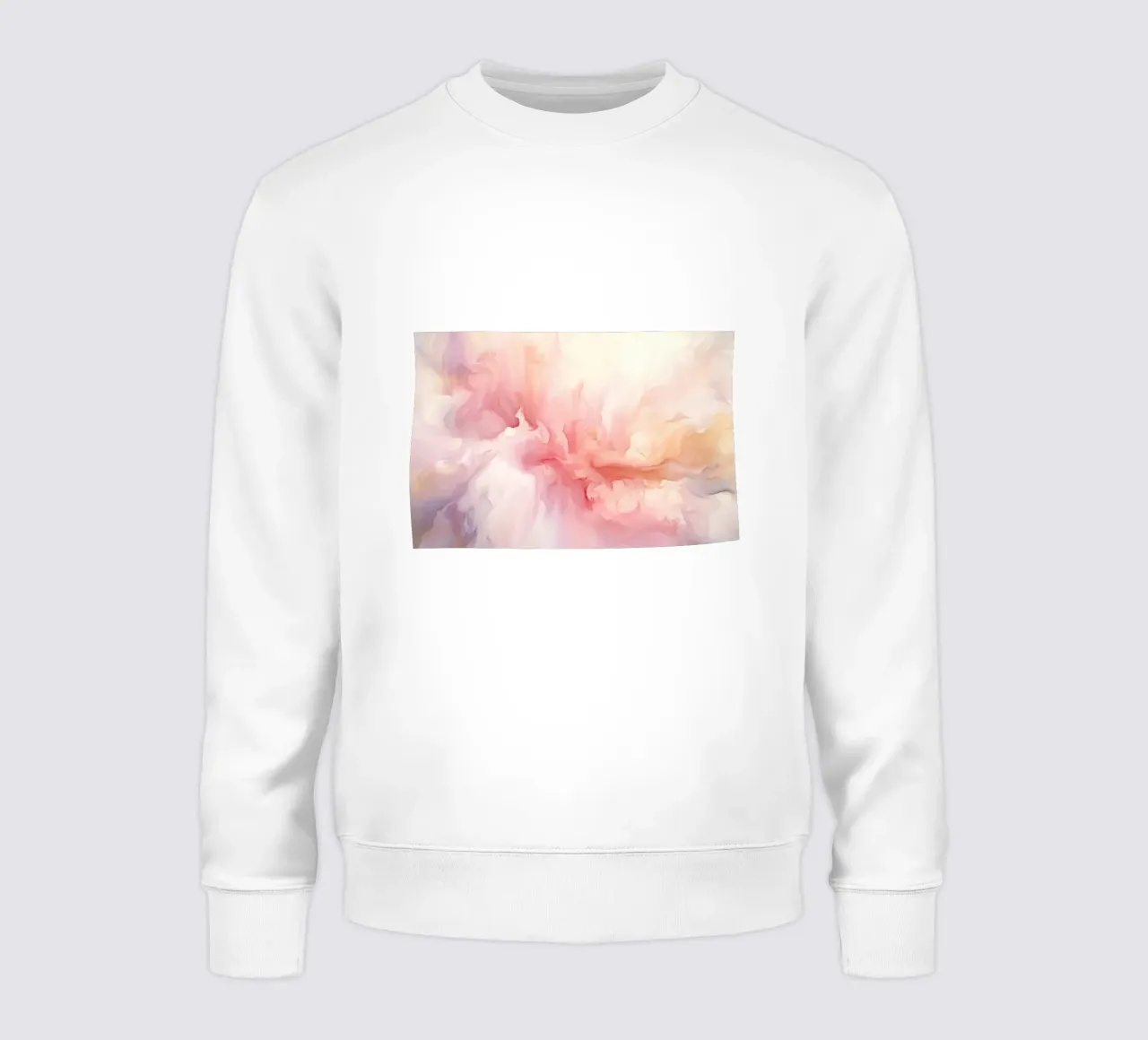 Sogni fluidi rosa tenue eterei felpa da Modern Muse
