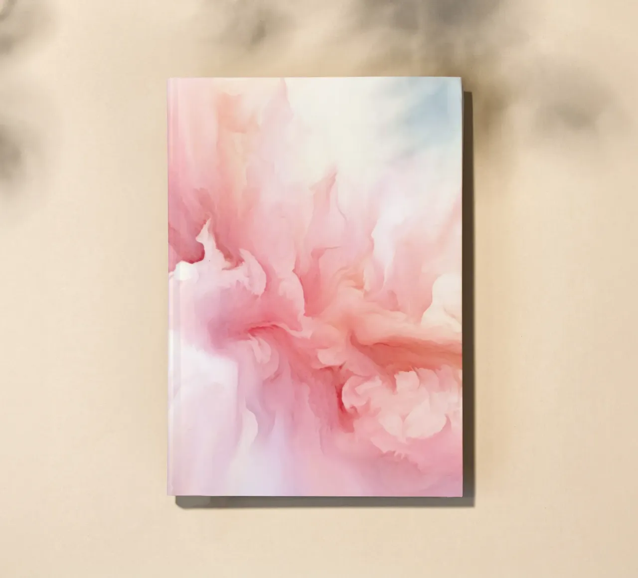 Ethereal Soft Pink Fluid Dreams notebook by Modern Muse
