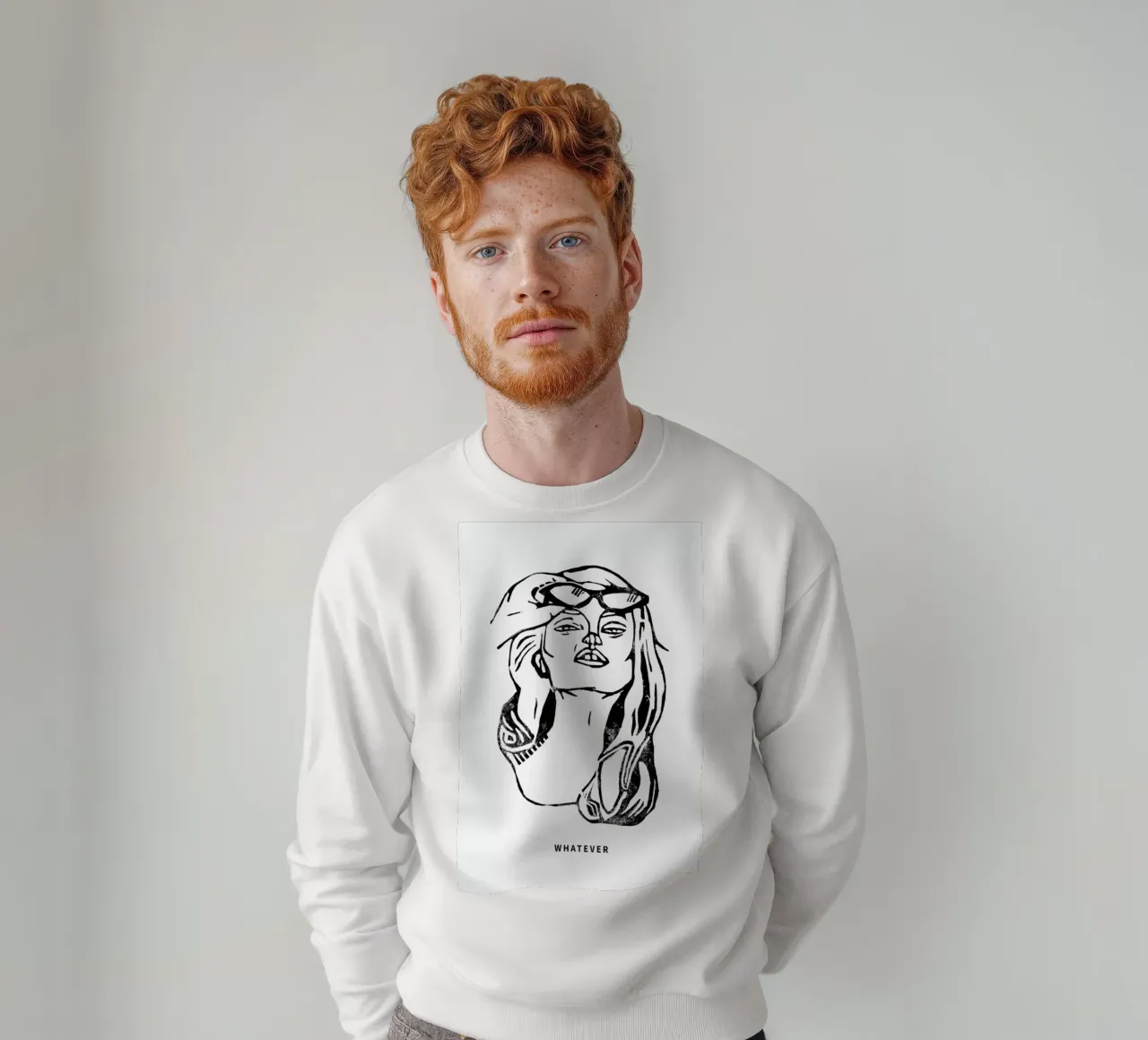 Whatever felpa da GIGI ICÔNE