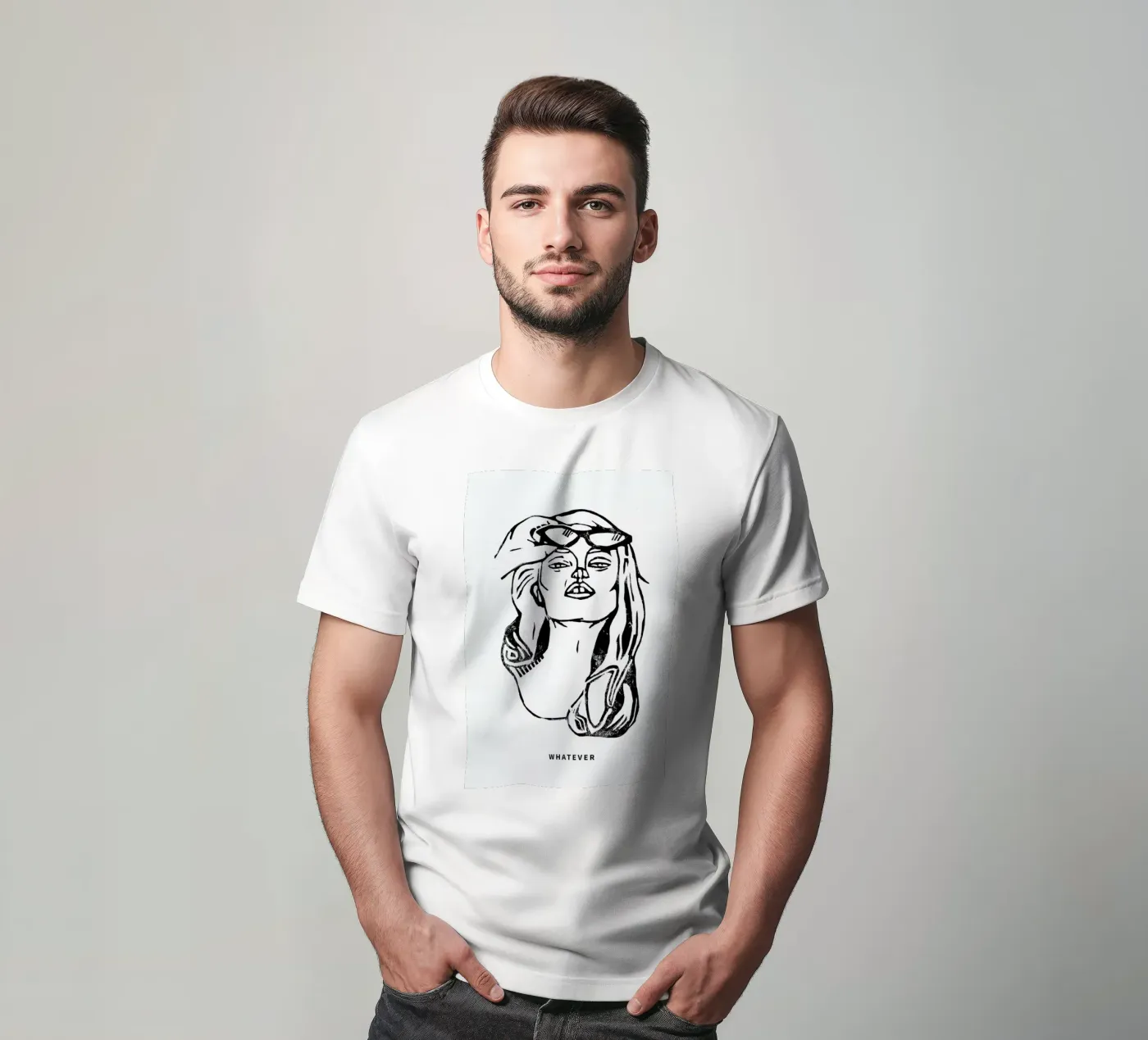 Whatever t-shirt da GIGI ICÔNE