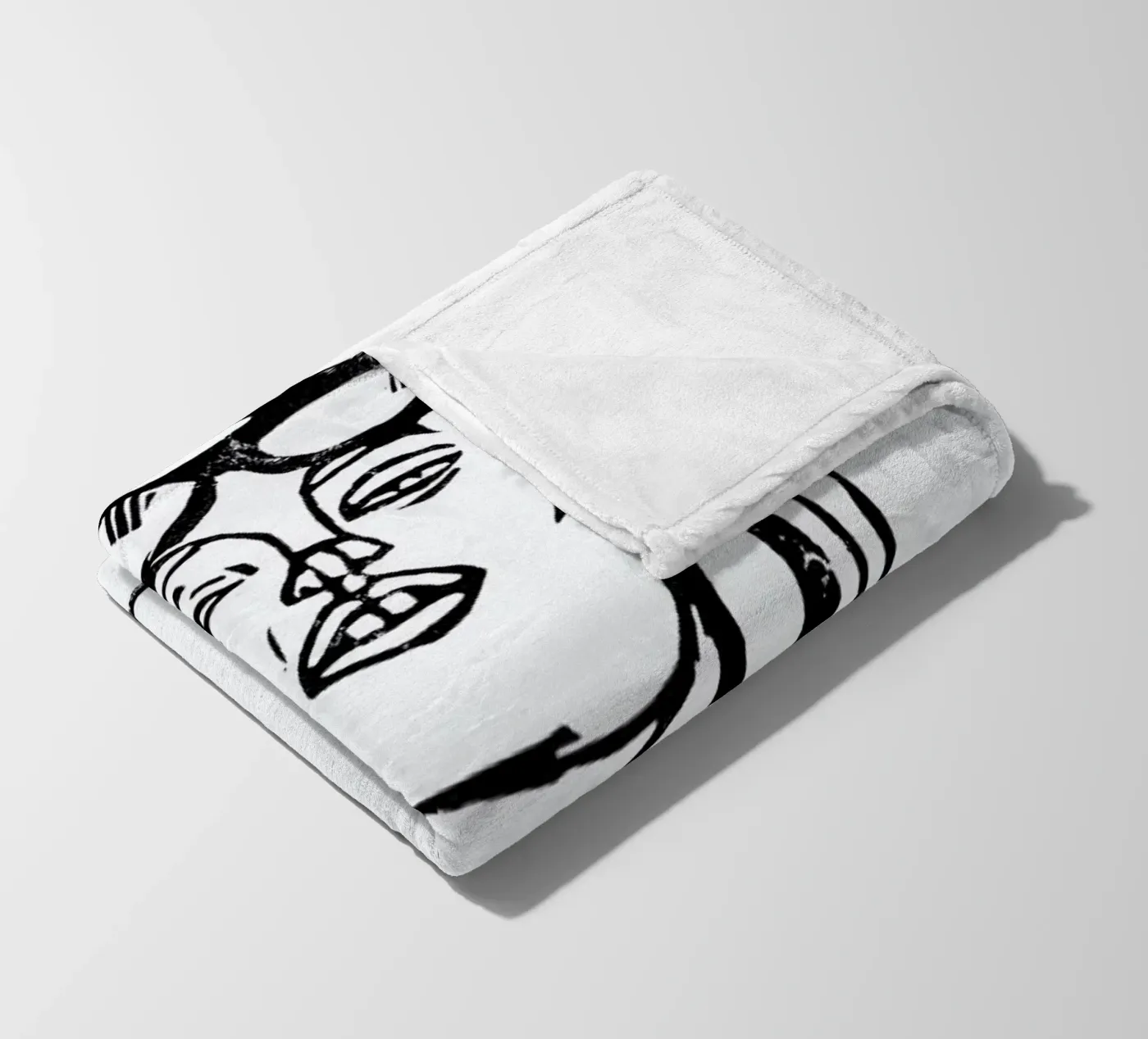 Whatever fleece blanket by GIGI ICÔNE