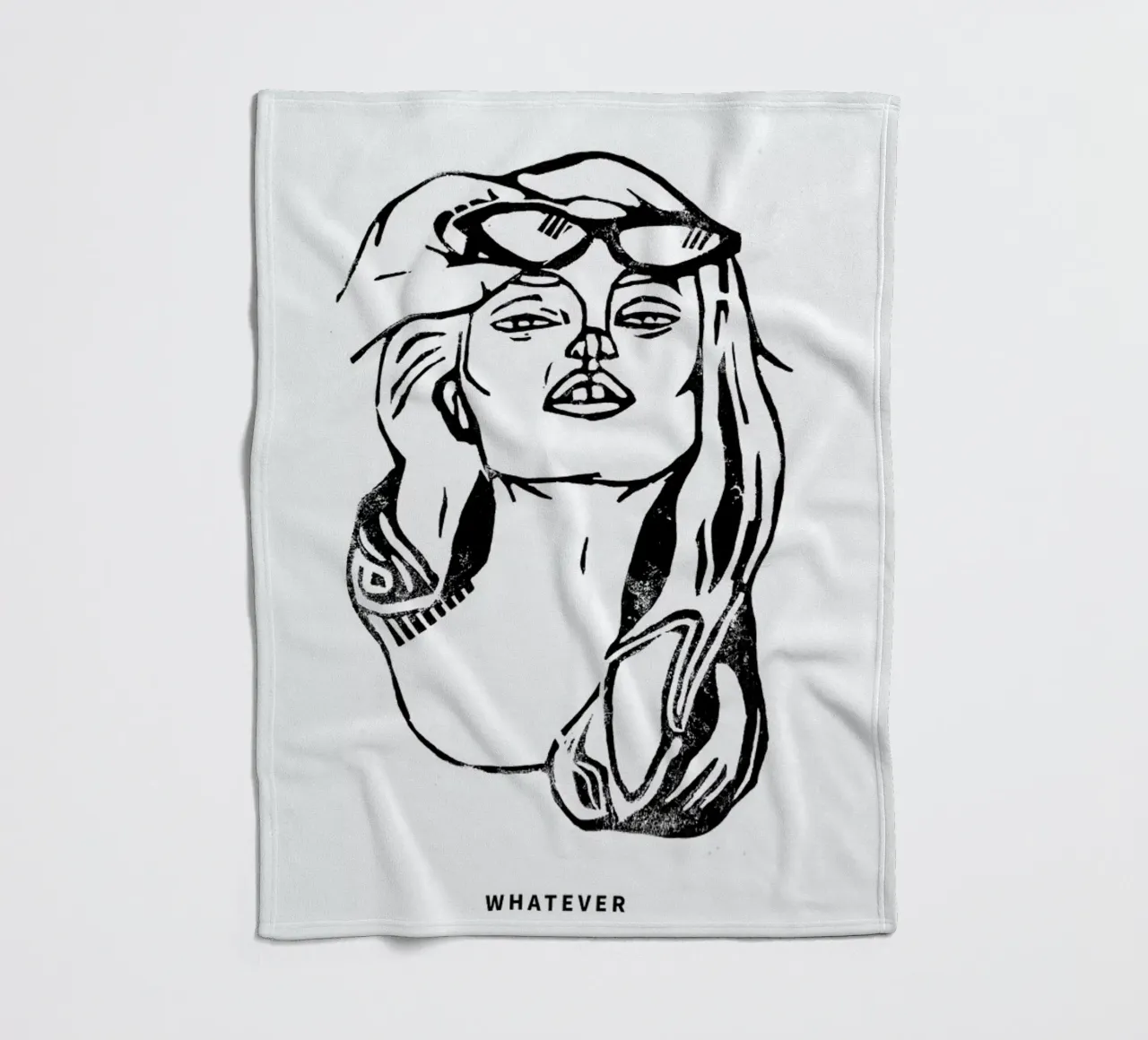 Whatever Fleecedecke von GIGI ICÔNE