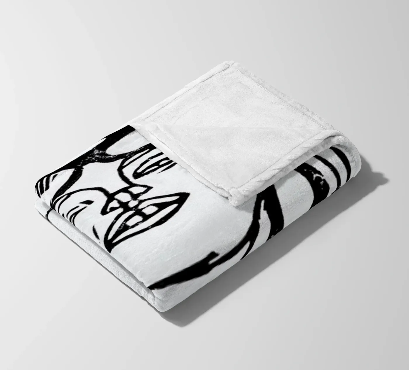 Whatever fleece blanket by GIGI ICÔNE