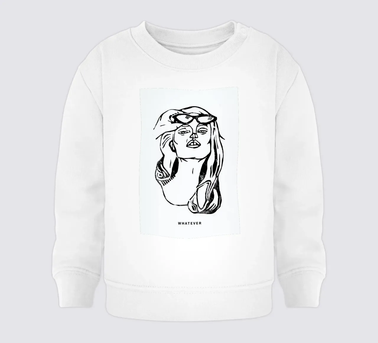 Whatever sudadera de bebé de GIGI ICÔNE