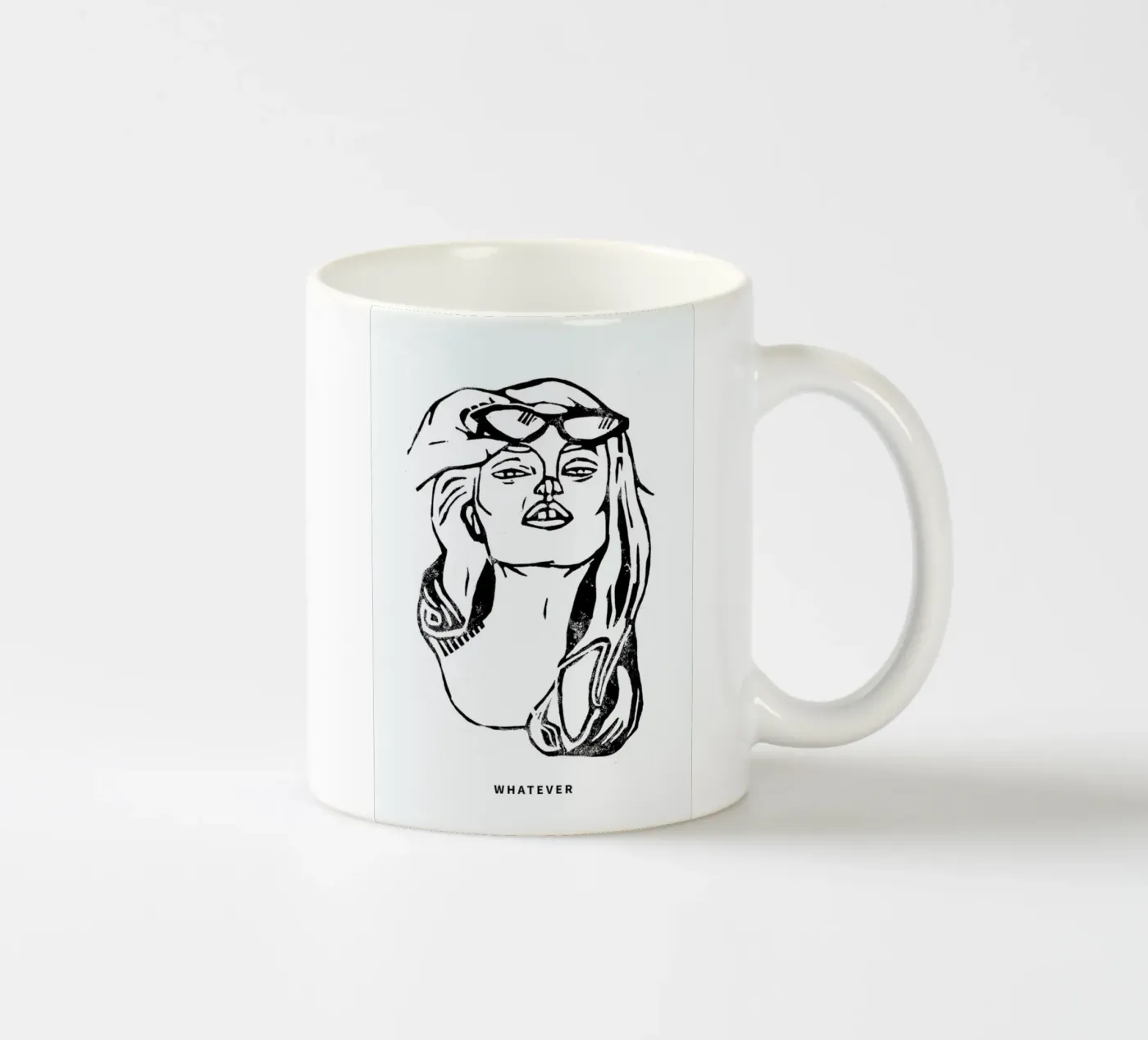 Whatever ceramic mug by GIGI ICÔNE