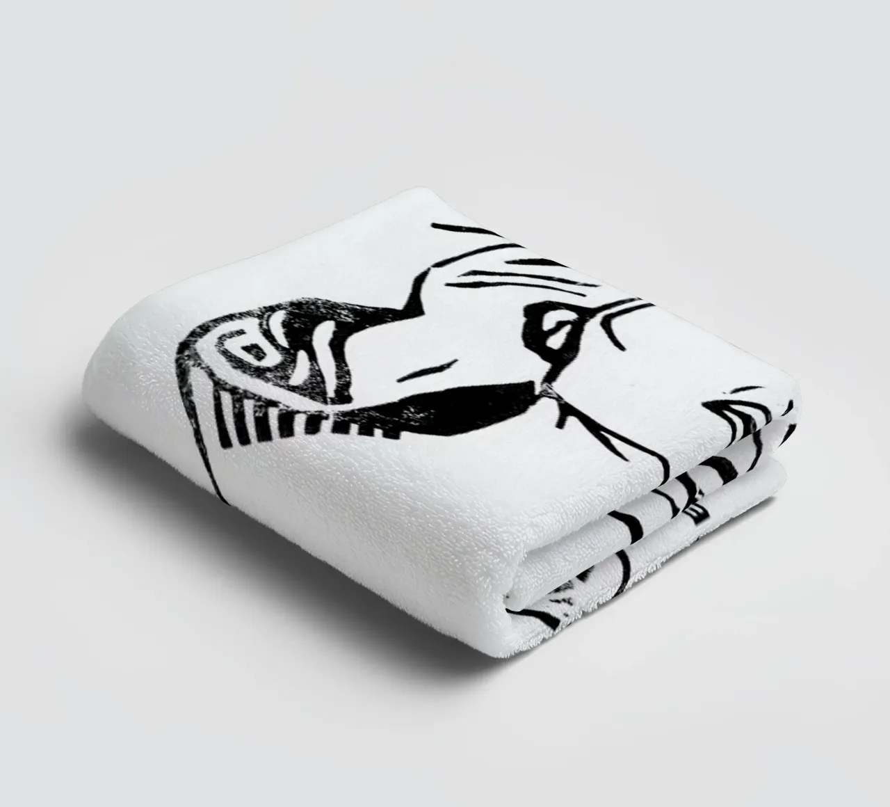 Whatever towel by GIGI ICÔNE