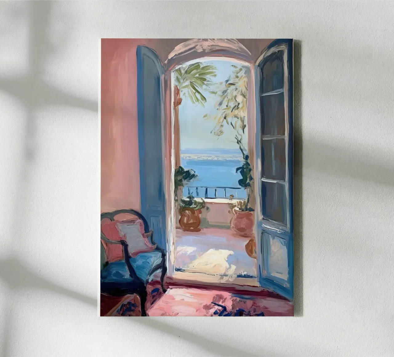 Matisse inspired Open Window canvas by Euphoria Theresa