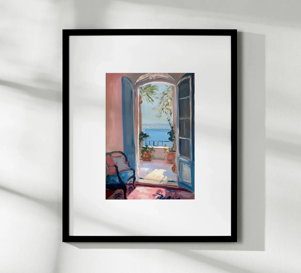 Matisse inspired Open Window hahnemühle by Euphoria Theresa