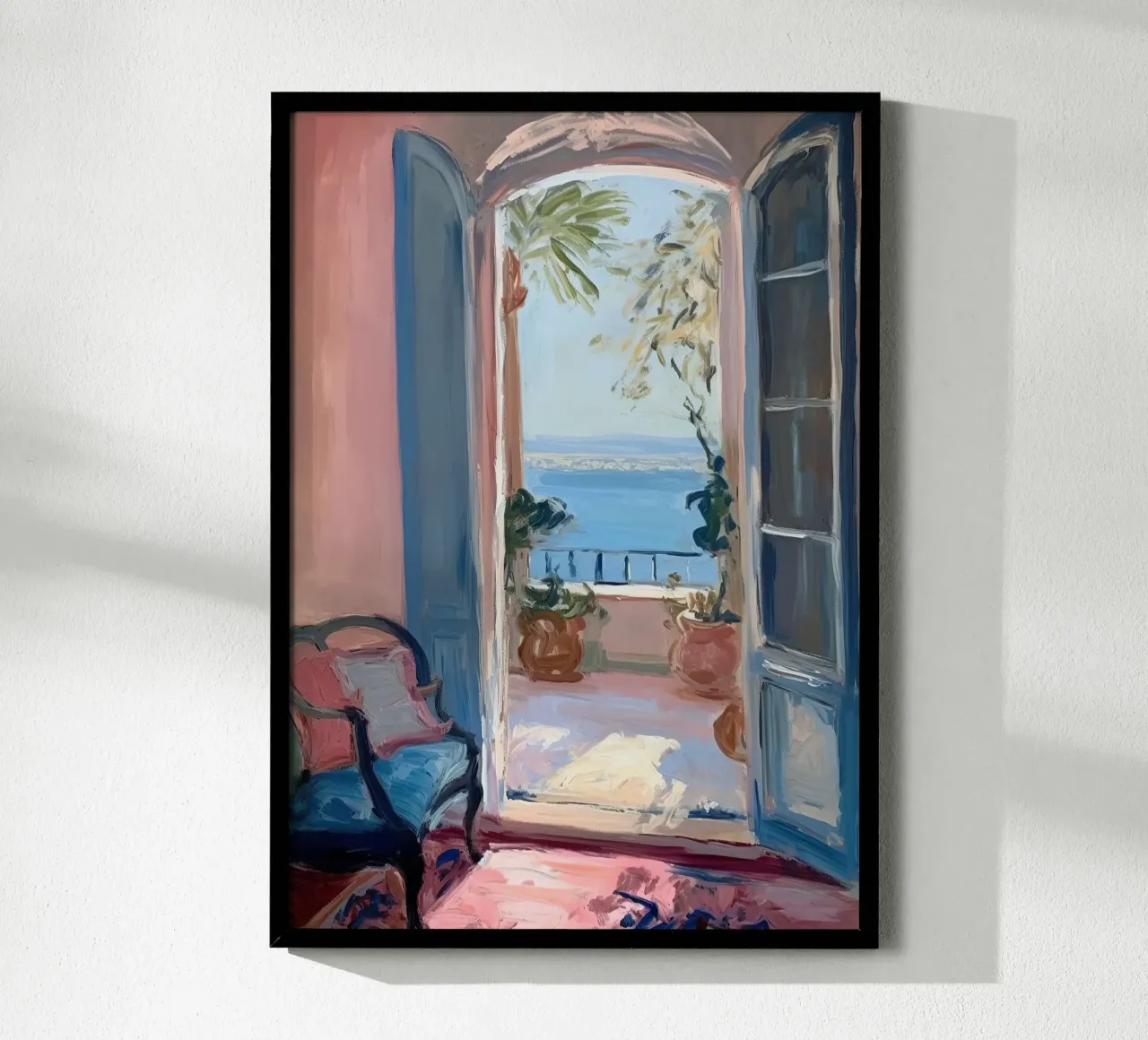 Matisse inspired Open Window hahnemühle by Euphoria Theresa