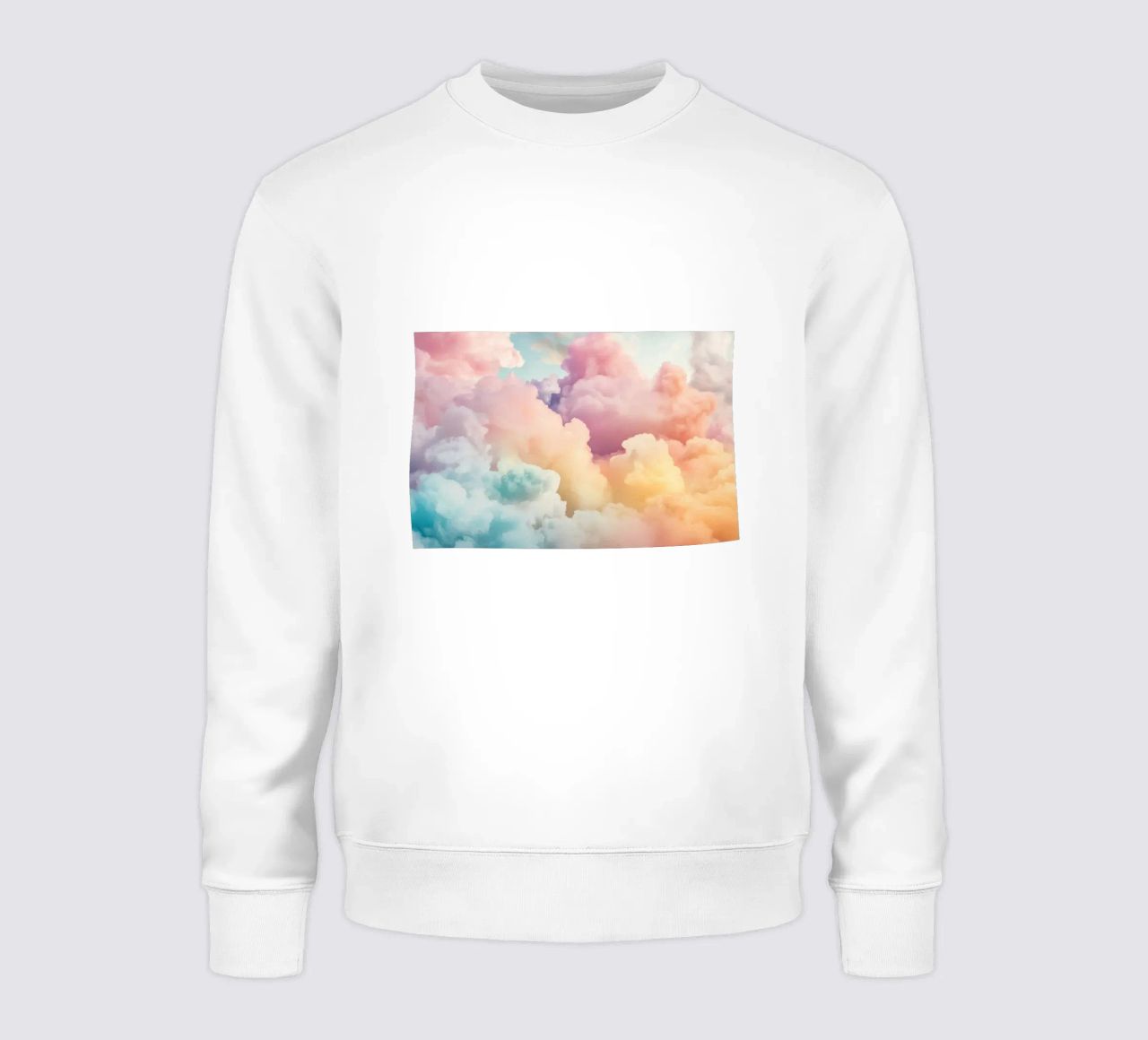 Nubes de algodón soleadas sudadera de Modern Muse