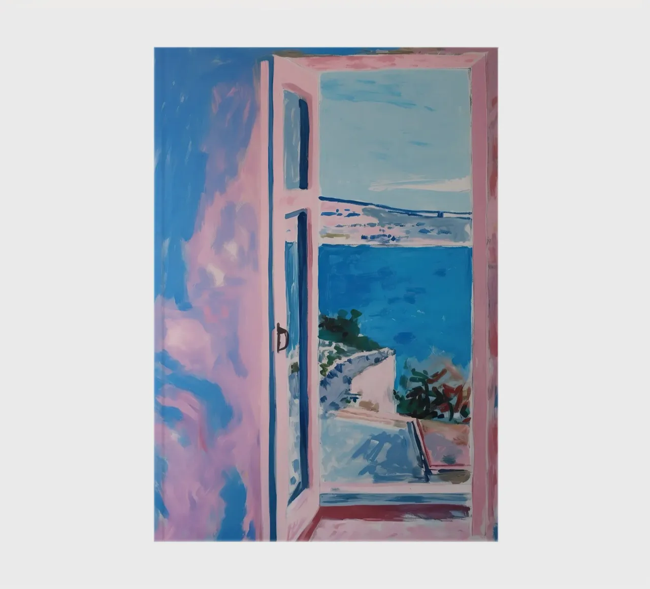 Matisse inspired Open Window notebook by Euphoria Theresa