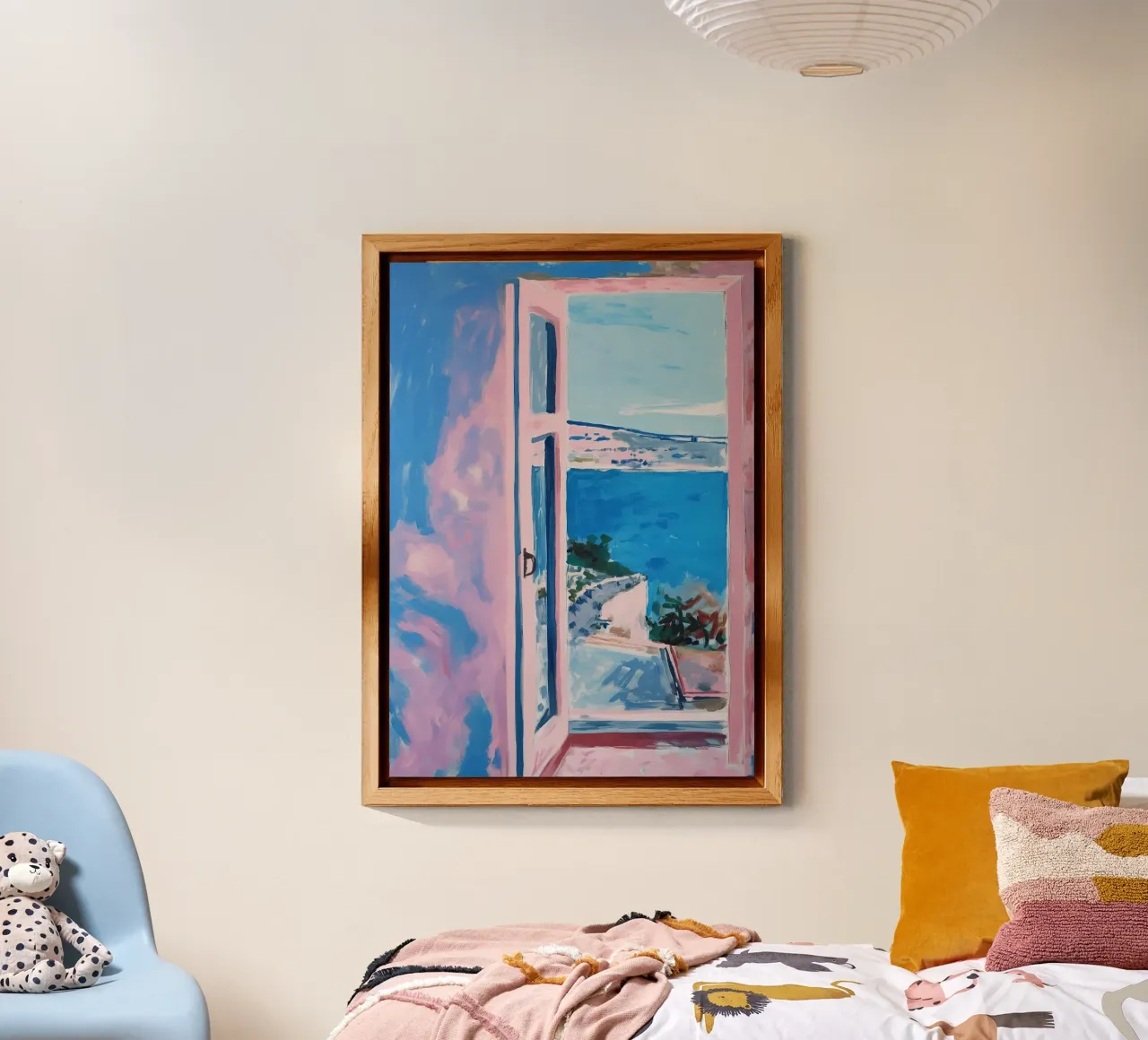 Matisse inspired Open Window alu-dibond by Euphoria Theresa