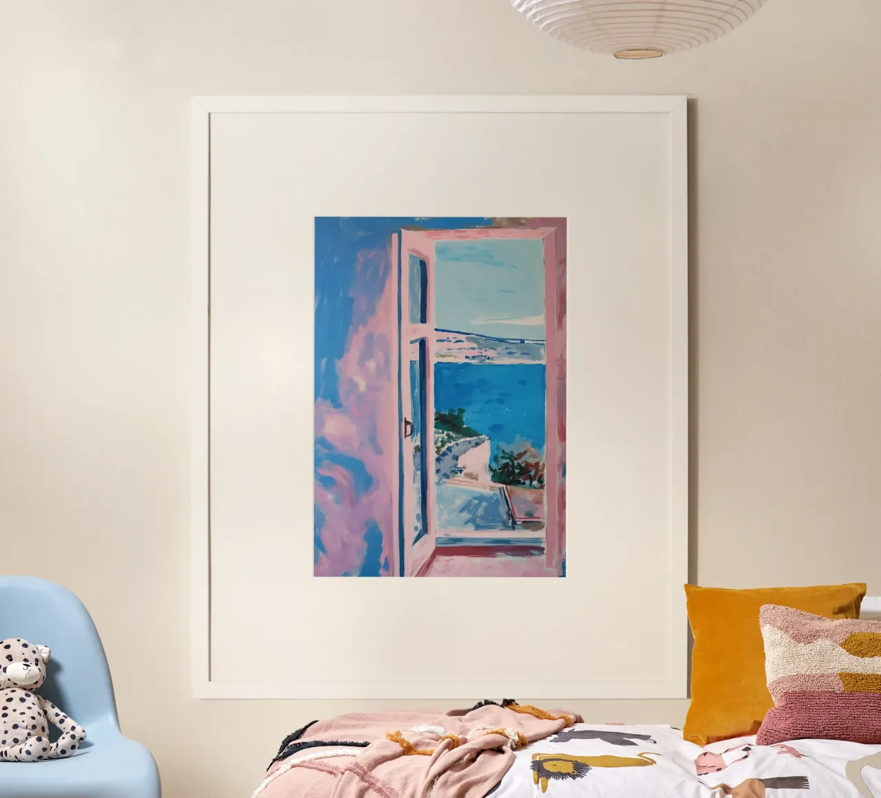 Matisse inspired Open Window hahnemühle by Euphoria Theresa