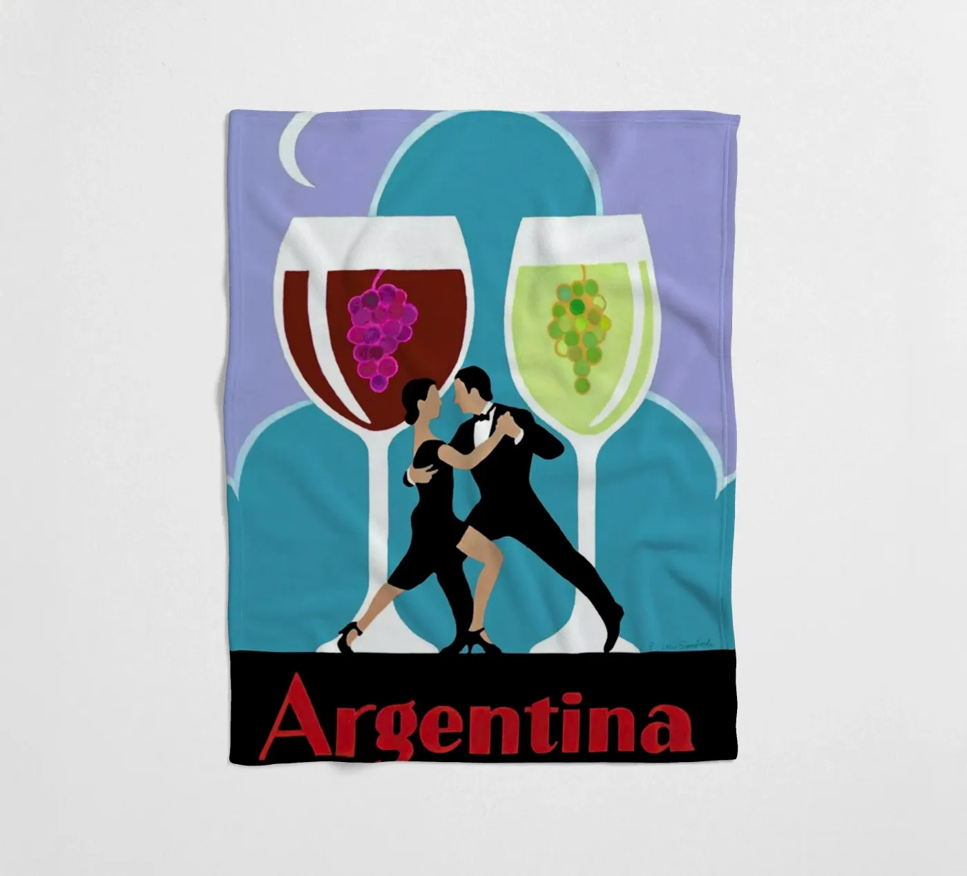 Argentina Fleecedecke von Simboli Design