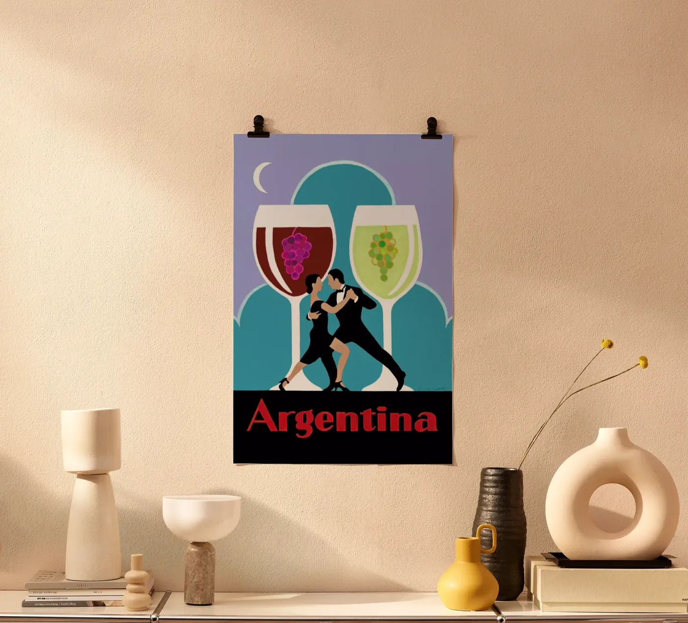 Argentina poster by Simboli Design