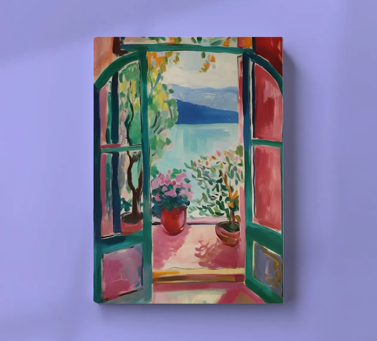 Matisse inspires Open Window notebook by Euphoria Theresa