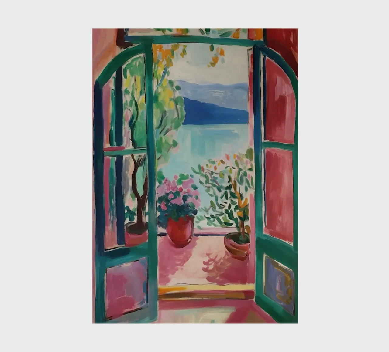 Matisse inspires Open Window notebook by Euphoria Theresa