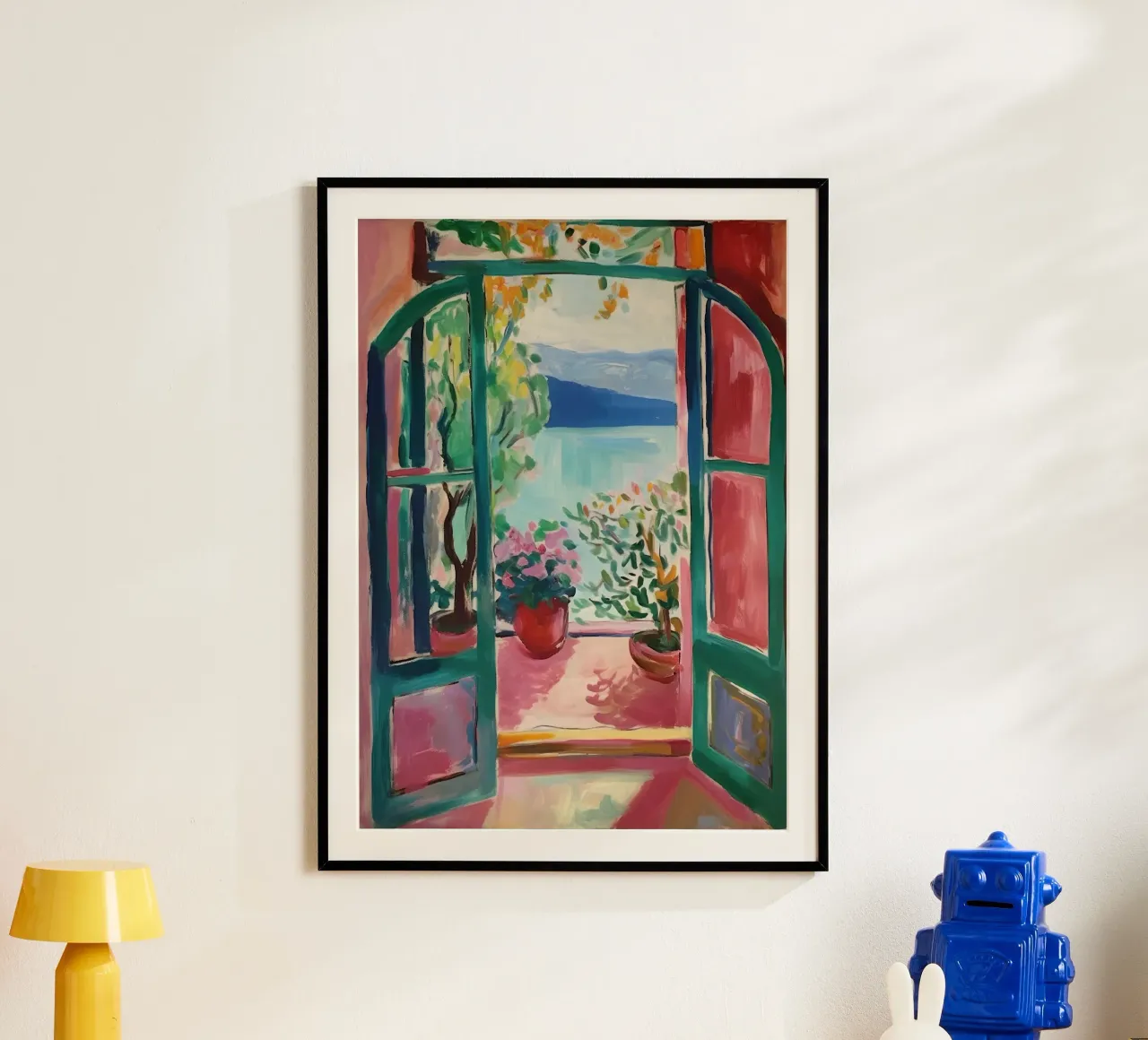 Matisse inspriert Open Window Hahnemühle von Euphoria Theresa