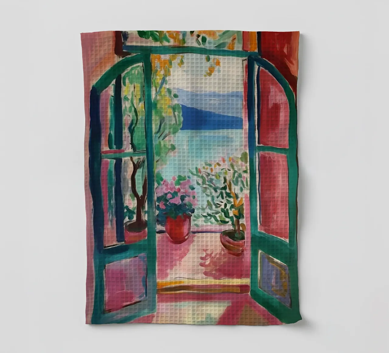 Matisse inspire Open Window torchon de Euphoria Theresa