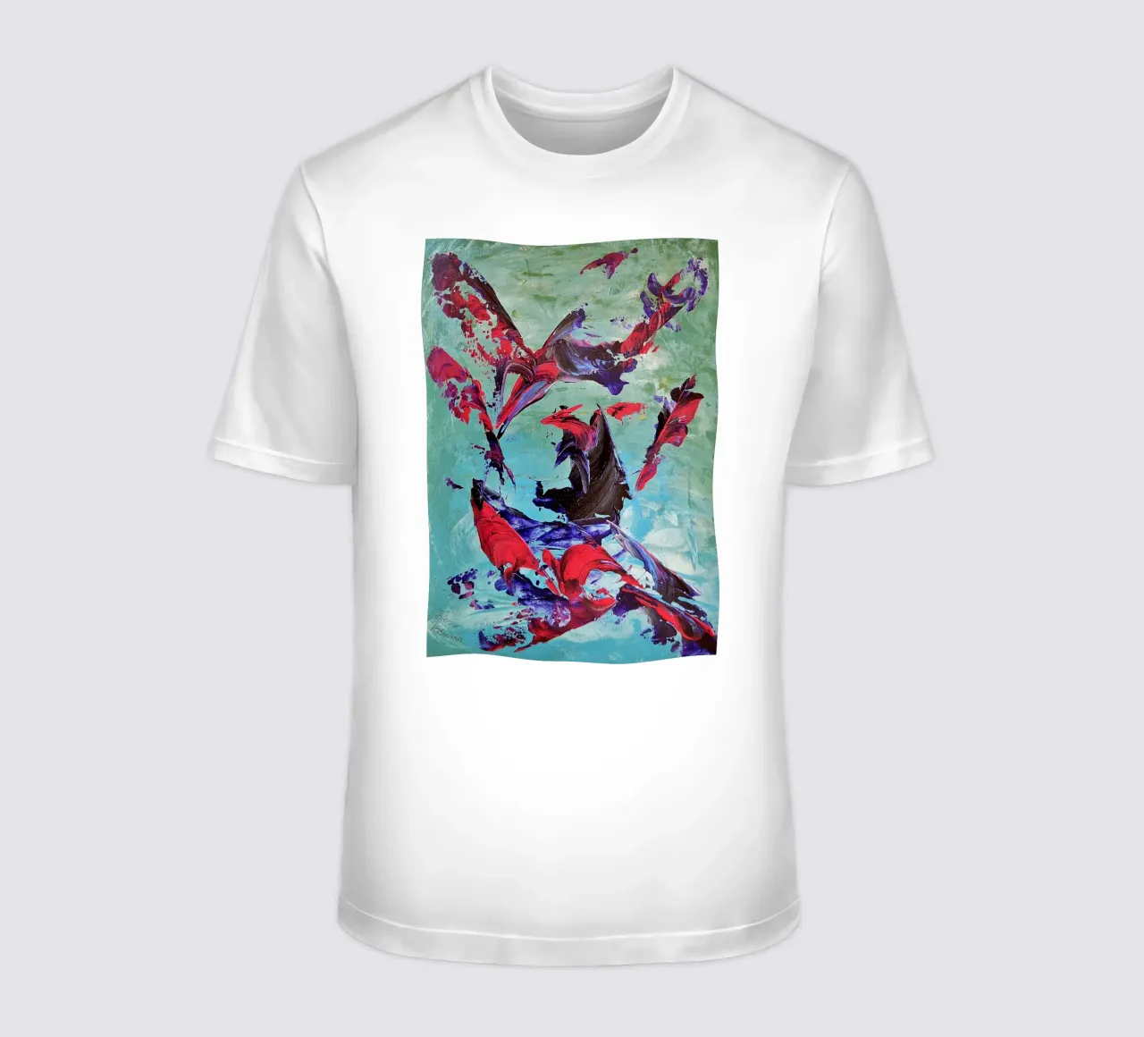 IDEAL GIFT 83 T-Shirt von Thierry Vobmann Abstract painting
