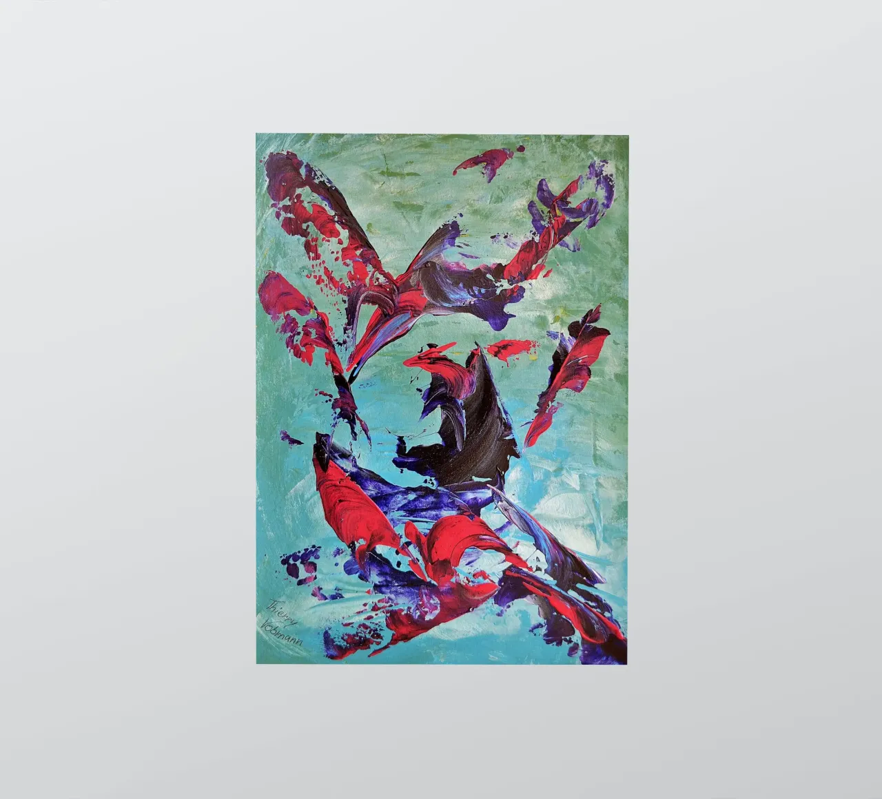 IDEAL GIFT 83 sticker by Thierry Vobmann Abstract painting