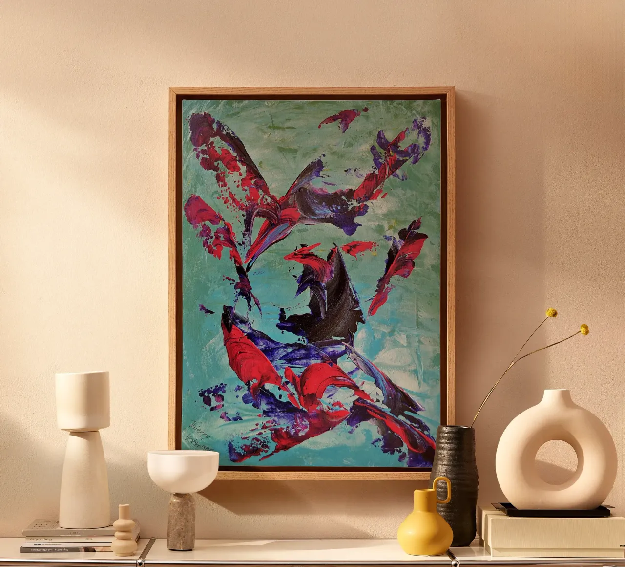 IDEAL GIFT 83 canvas by Thierry Vobmann Abstract painting