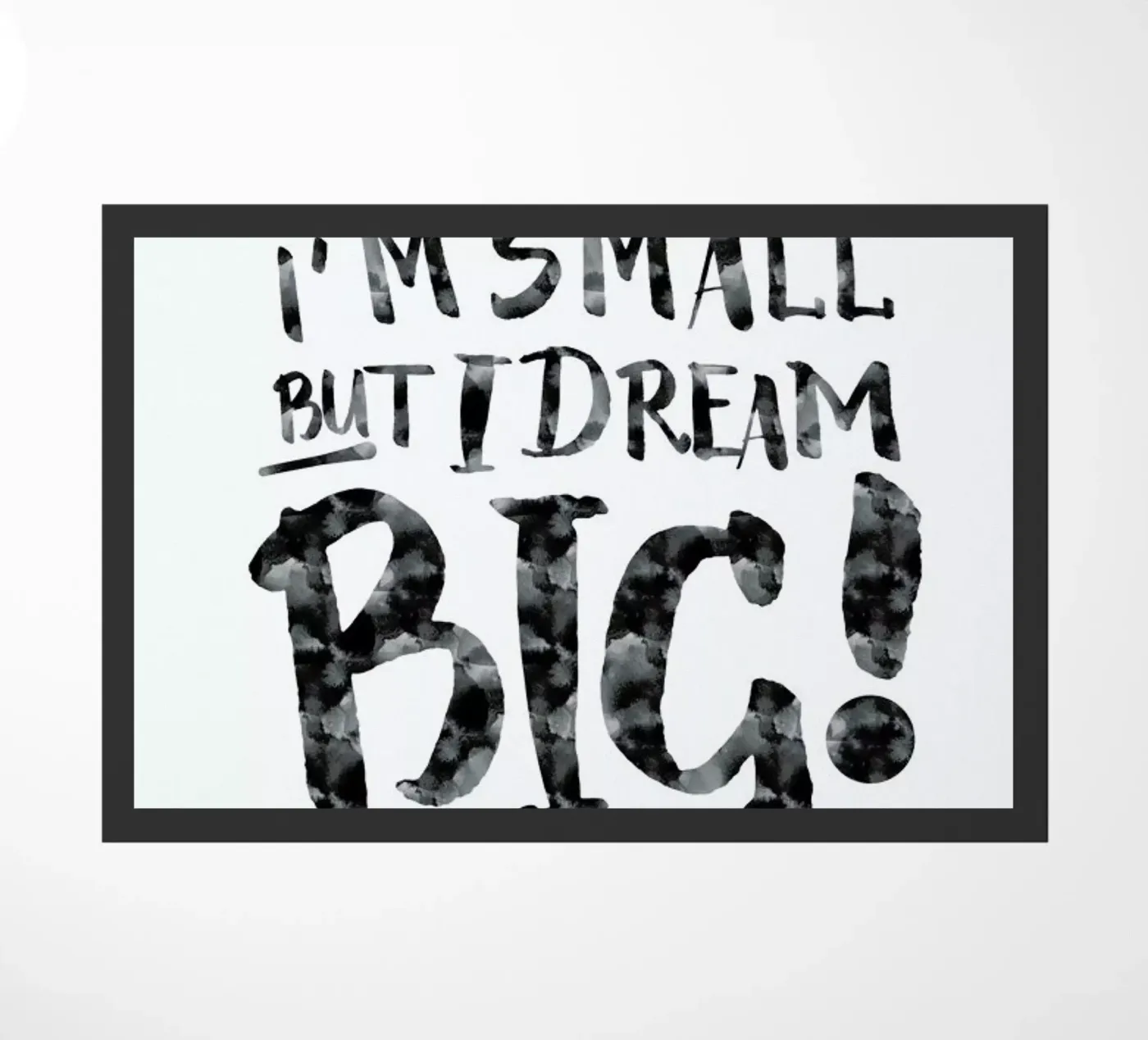 Dream Big! doormat by Iglou