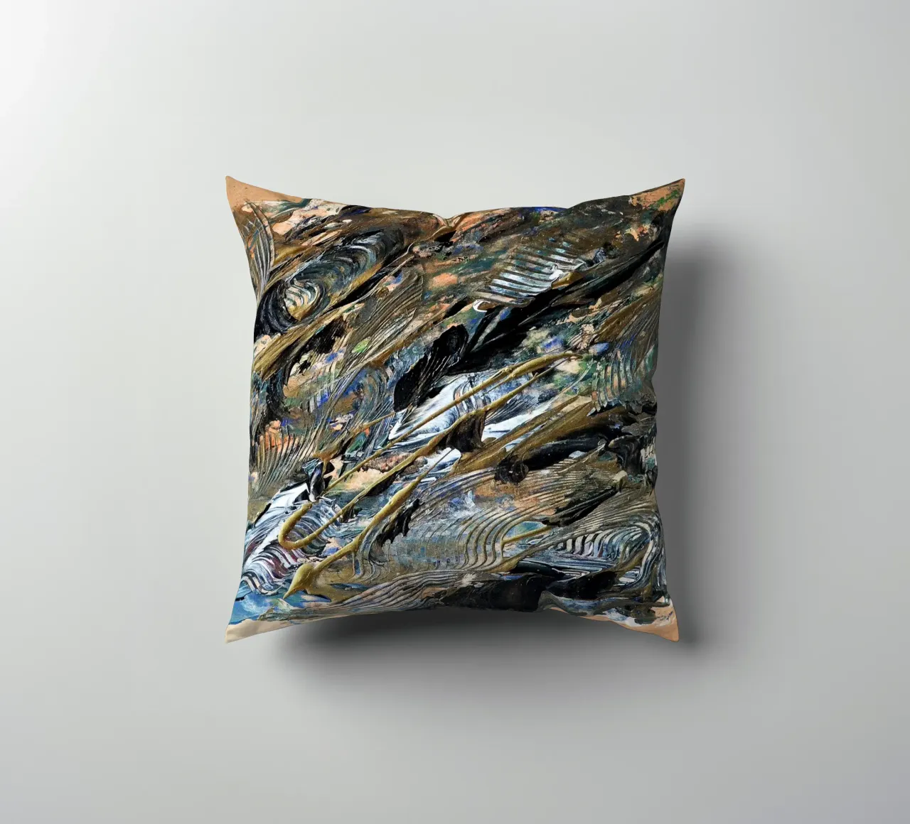 NATURAL STYLE 8 cuscino da Thierry Vobmann Abstract painting