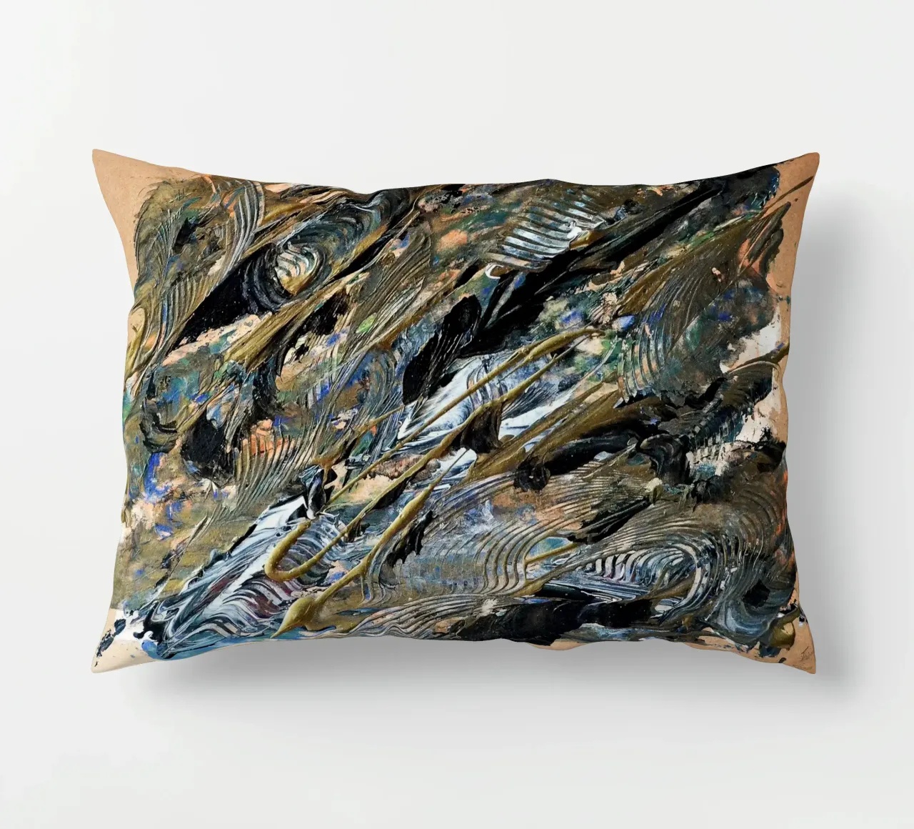 NATURAL STYLE 8 cuscino da Thierry Vobmann Abstract painting