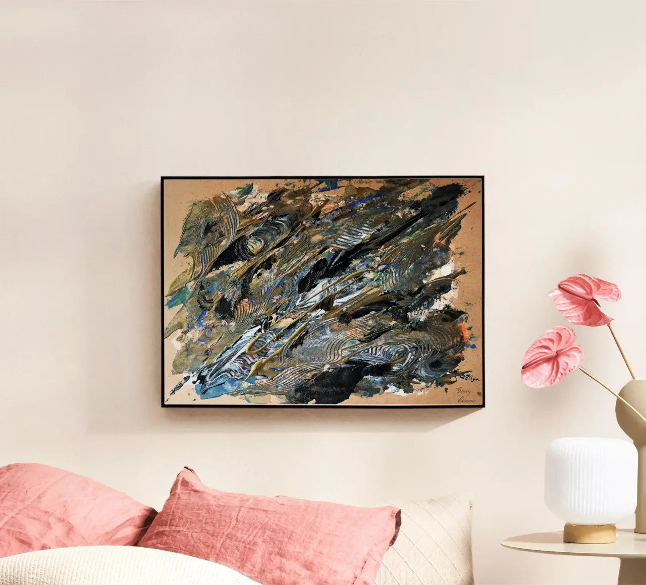 NATURAL STYLE 8 plexiglass da Thierry Vobmann Abstract painting