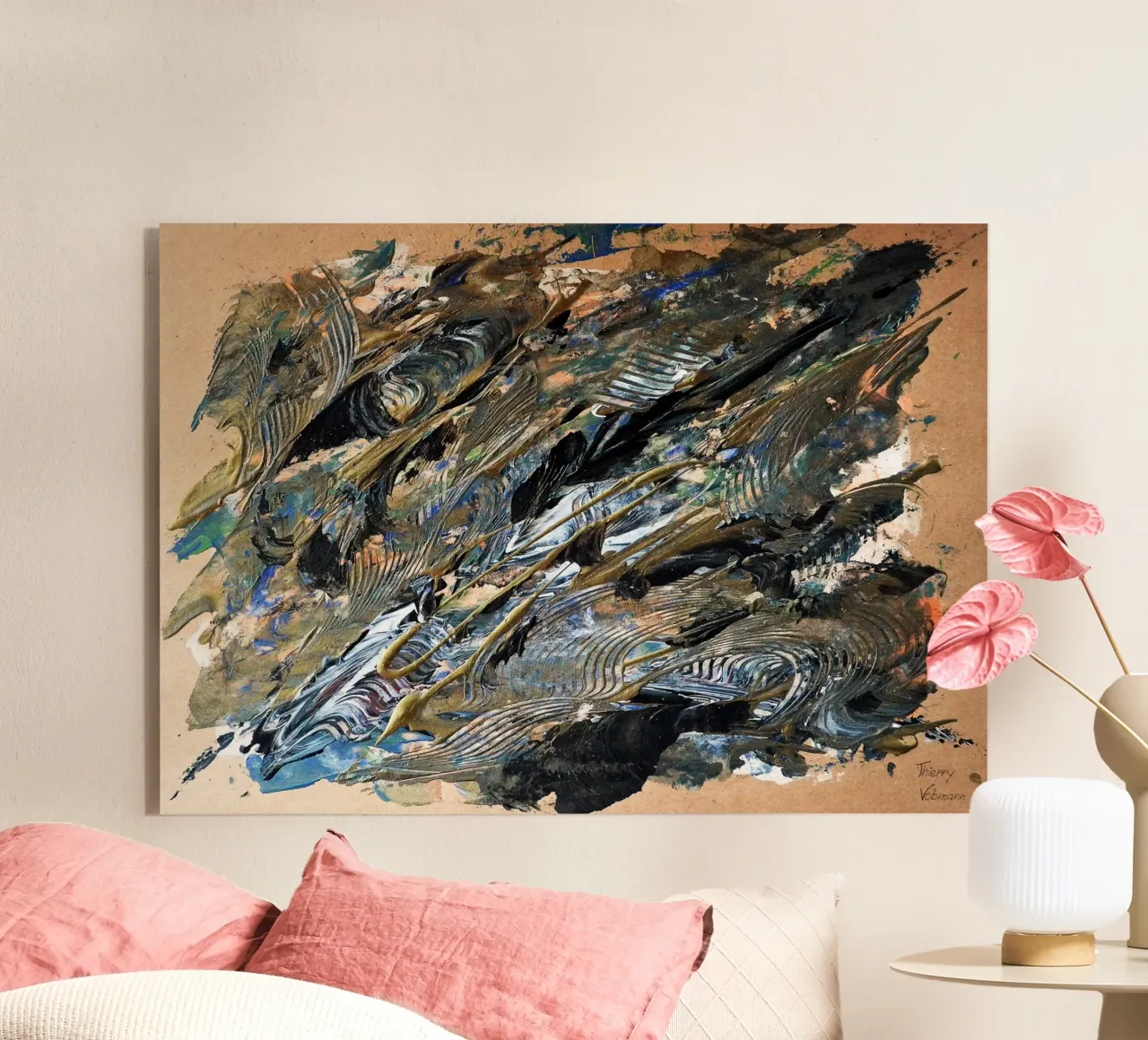 NATURAL STYLE 8 plexiglass da Thierry Vobmann Abstract painting