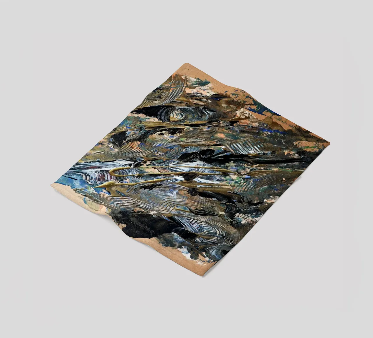 NATURAL STYLE 8 coperta in pile da Thierry Vobmann Abstract painting
