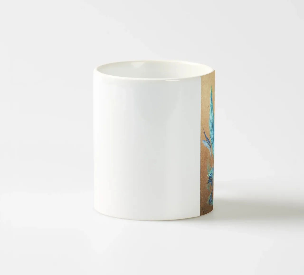 NATURAL STYLE 9 tazza in ceramica da Thierry Vobmann Abstract painting