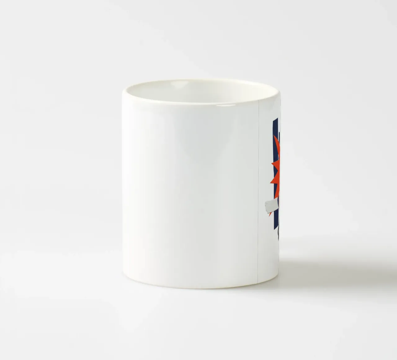 vibrant collage abstract tazza in ceramica da ramosashop